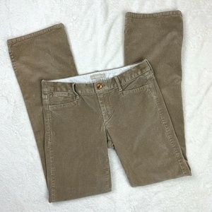 Banana Republic tan brown corduroy pants